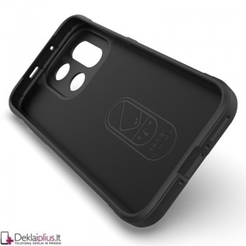 Magic Shield guminis dėklas - juodas (Oneplus 15)